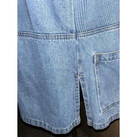 Vintage CMC Denim Schacket /chire Jacket Women’s Small Shoulder Pads - Picture 5 of 11